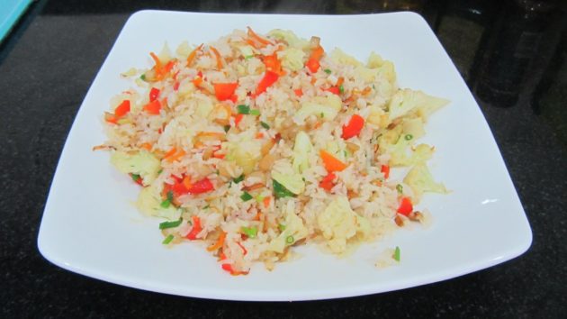 Китайский рисовый салат