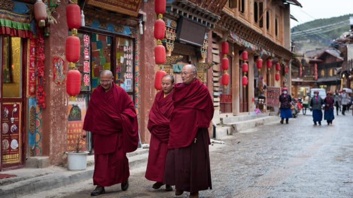 Жизнь тибетских монахов