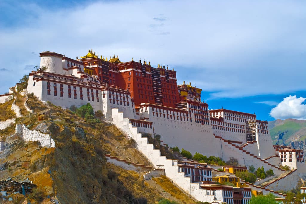 Дворец Потала в Лхасе. Резиденция Далай-Ламы