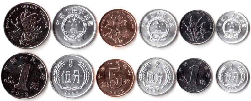 Современная разменная монета.